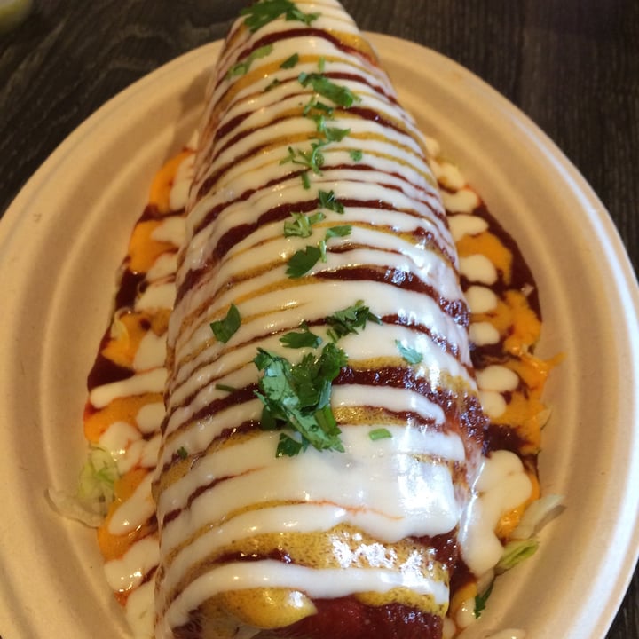 review photo of Doomie's NextMex Wet Burrito Vegan Pollo shared by @ameth88 on 15 Feb 2021 - review