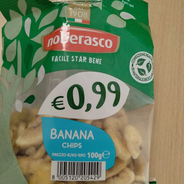 photo of Noberasco Banana Chips shared by @chiara11 on  29 Mar 2022 - review