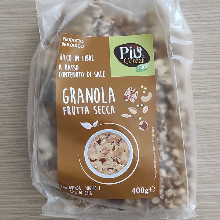 photo of Più  cereali bio Granola Frutta Secca shared by @niklabelloli1 on  15 Sep 2022 - review