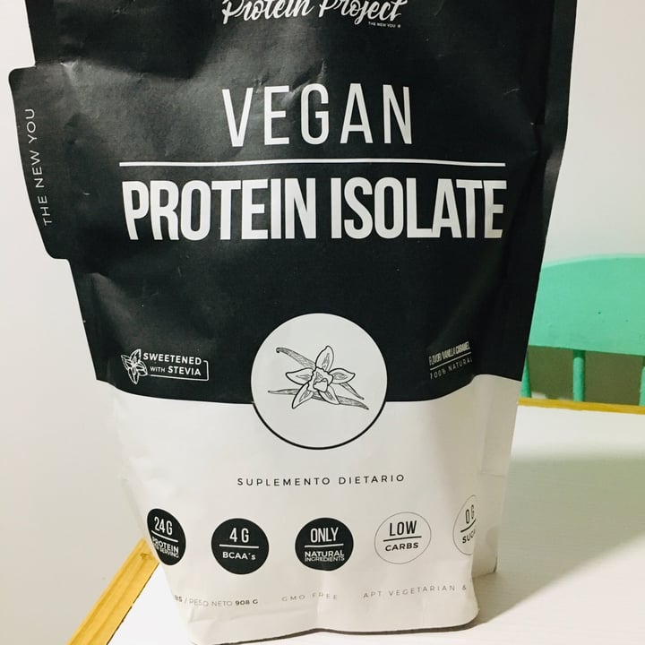 photo of Protein Project Vegan Protein Isolate Sabor vainilla Caramelo shared by @sofiporti on  03 Sep 2020 - review