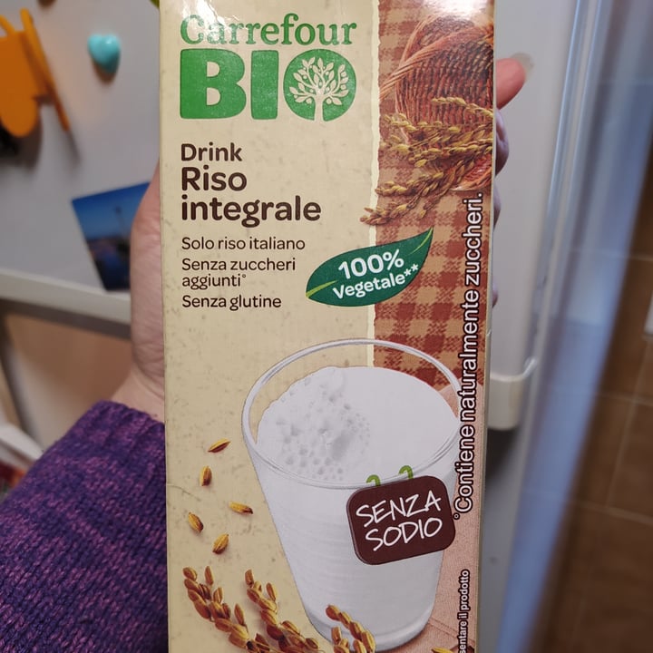 photo of Carrefour Drink riso integrale shared by @rainbowfra on  09 May 2021 - review