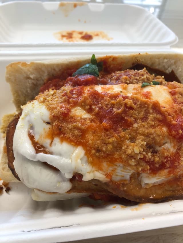 Photo of the dish “Chicken Eggplant Sandwhich”