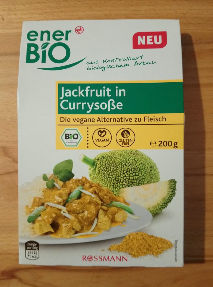 photo of enerBio Jackfruit in Currysauce shared by @elifdemir on  28 Oct 2020 - review