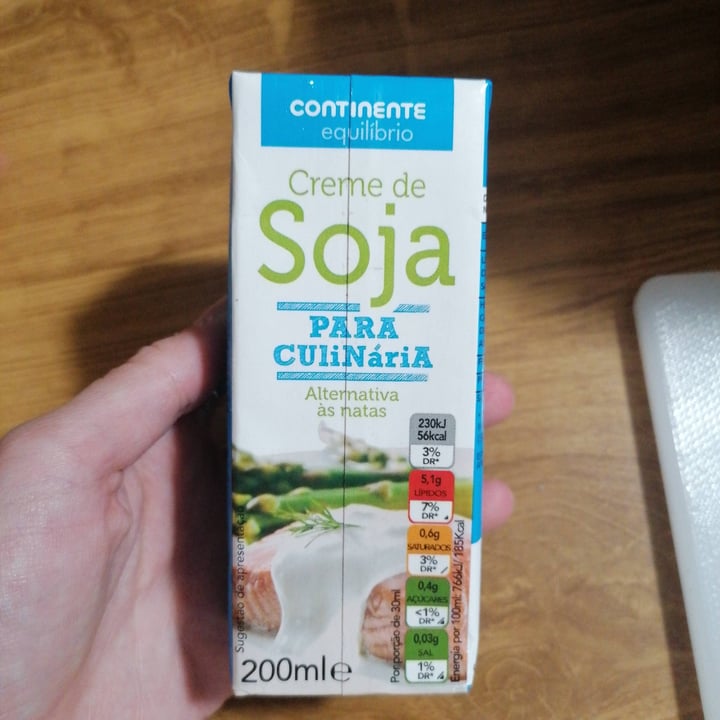 review photo of Continente Creme de soja shared by @andreiia14 on 29 Apr 2021 - review