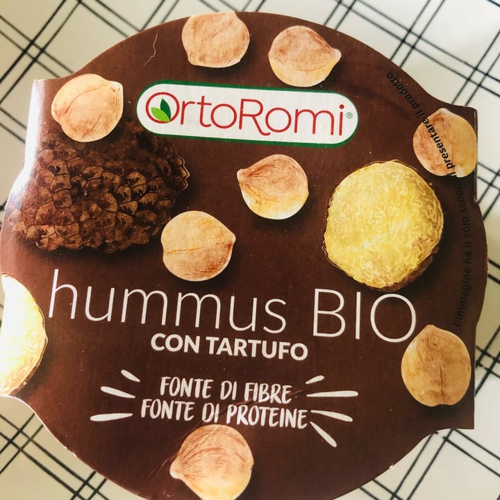 photo of Ortoromi Hummus BIO al tartufo shared by @cinzia1981 on  18 Sep 2022 - review