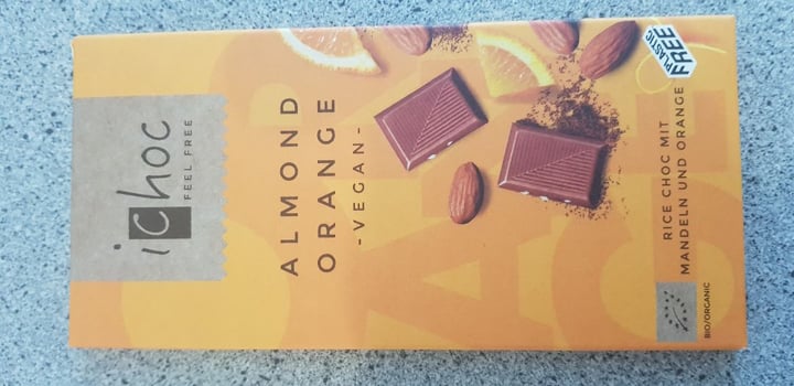 photo of iChoc Almond Orange Vegan Chocolate shared by @wayneberger on  09 Nov 2020 - review