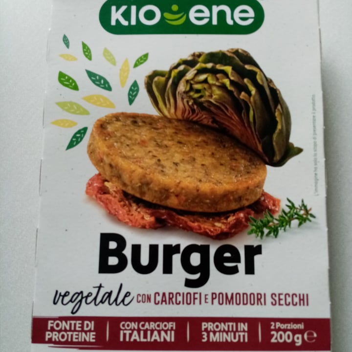 photo of Kioene Burger ai carciofi e pomodori secchi shared by @valeveg75 on  09 Jun 2022 - review