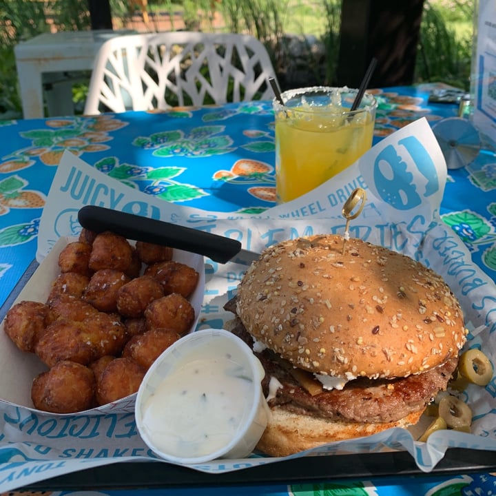 photo of Hot Chip Burger Bar mango margarita shared by @hollb on  30 Jun 2022 - review