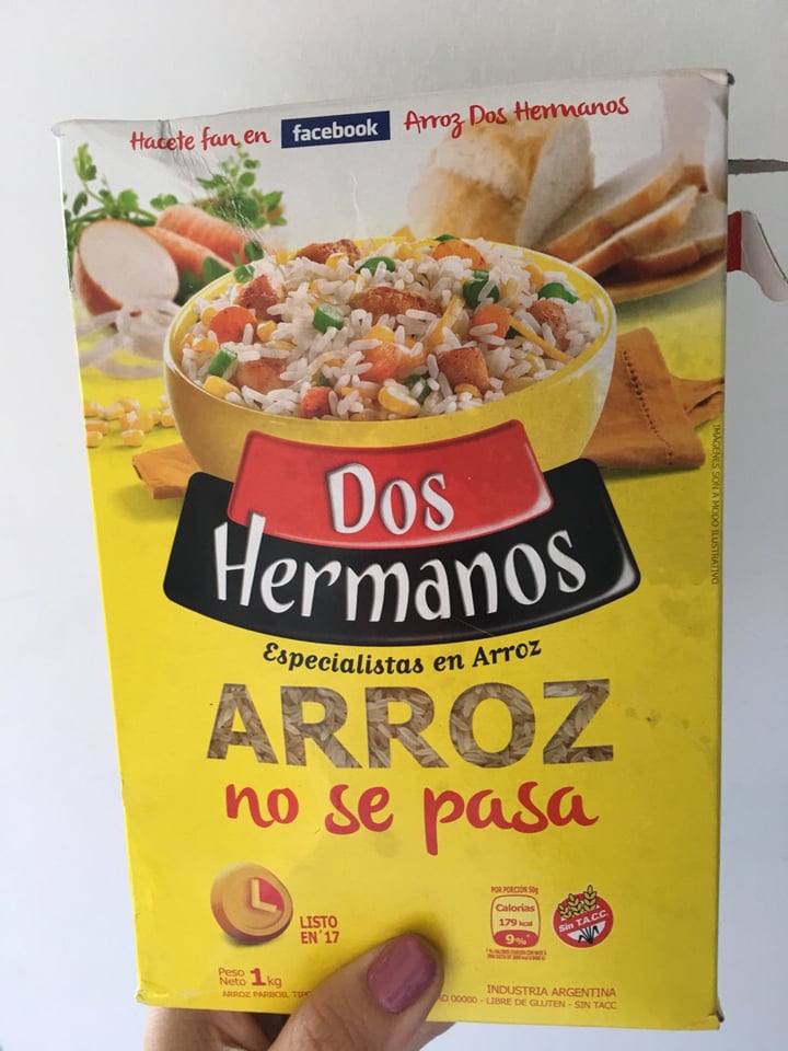 photo of Dos hermanos Arroz Blanco shared by @rominanotero on  30 Jul 2019 - review