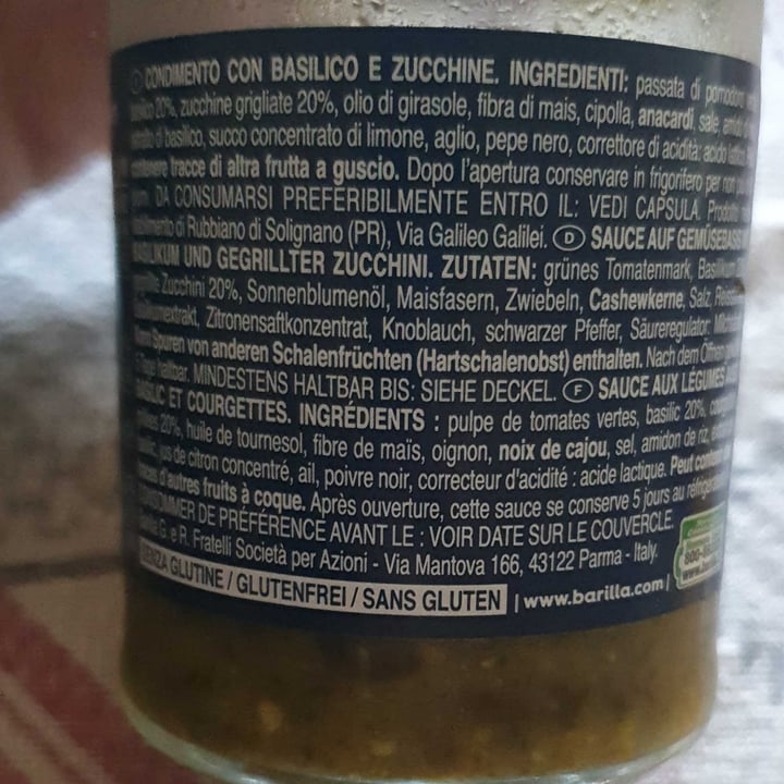 review photo of Barilla Pesto Rustico Basilico e Zucchine shared by @sofia9 on 04 May 2022 - review