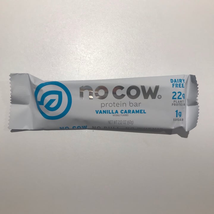 photo of No Cow Protein Bar Vanilla Caramel Flavor shared by @appleappleamanda on  24 Jun 2020 - review