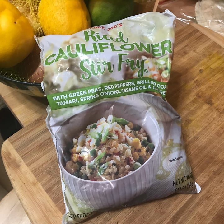 photo of Trader Joe's Riced Cauliflower Stir Fry shared by @missannethropi on  08 Apr 2022 - review