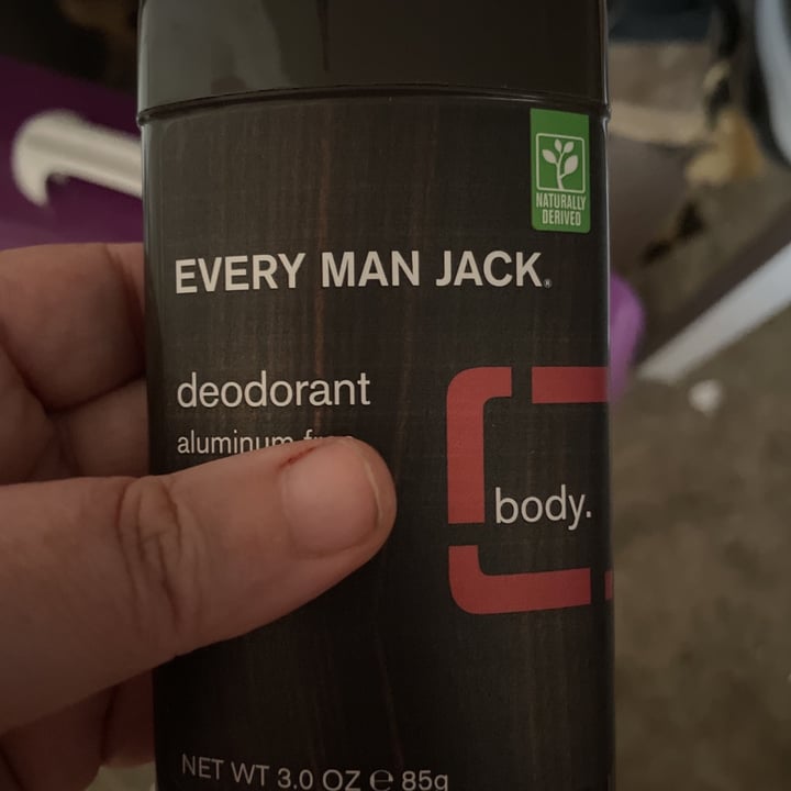 photo of Every Man Jack Cedarwood Deodorant - Aluminum Free shared by @jessavegano on  21 Jun 2021 - review