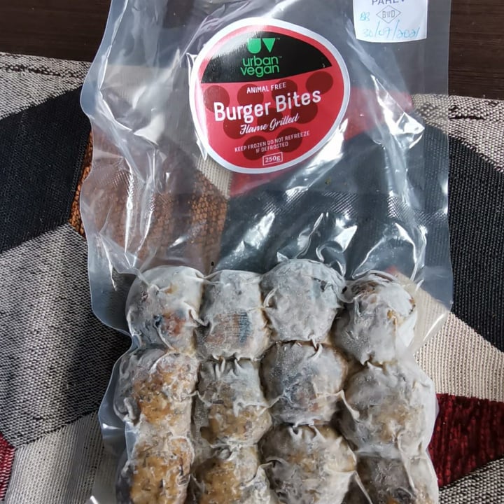 photo of Urban Vegan Burger Bites shared by @kdoll05 on  03 Aug 2020 - review
