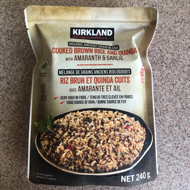 Kirkland Signature Cooked Brown Rice And Quinoa (with Amaranth And