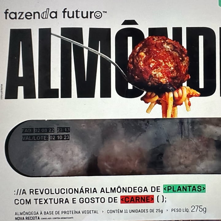 review photo of Fazenda Futuro - Future Farm Almôndega Vegetal shared by @anapaulacabral on 14 Nov 2022 - review