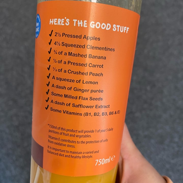 photo of The juice company Revitalise Clemantine, Carrot And Ginger shared by @jennieelouise on  19 Jun 2022 - review
