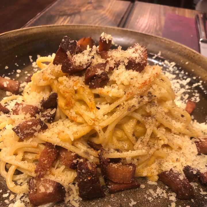 review photo of Rifugio Romano Vegan Carbonara shared by @natascia on 22 Jul 2021 - review