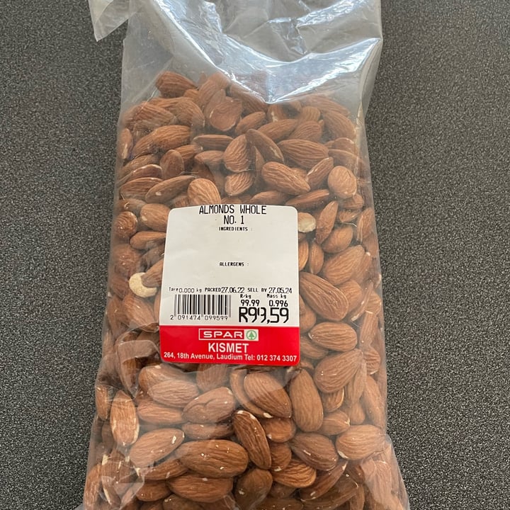 photo of Spar  kismet almonds 1kg shared by @lihsur on  11 Jul 2022 - review