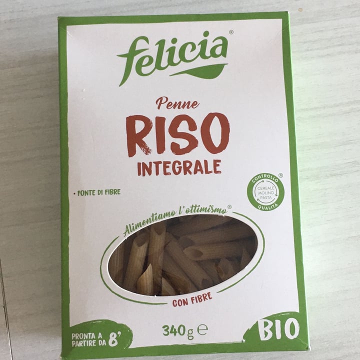 photo of Felicia Penne riso integrale shared by @cri89 on  22 Aug 2022 - review