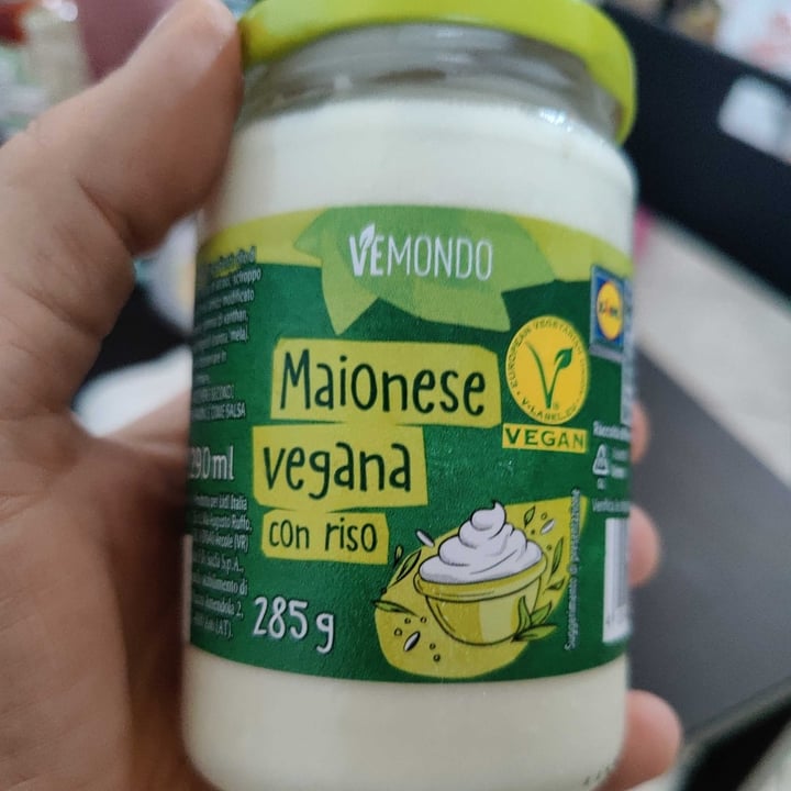photo of Vemondo  Maionese Vegana con Riso shared by @montaonair on  30 Aug 2022 - review