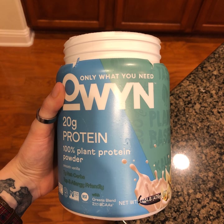 photo of OWYN Smooth Vanilla Protein Powder shared by @samsearles on  11 Oct 2020 - review