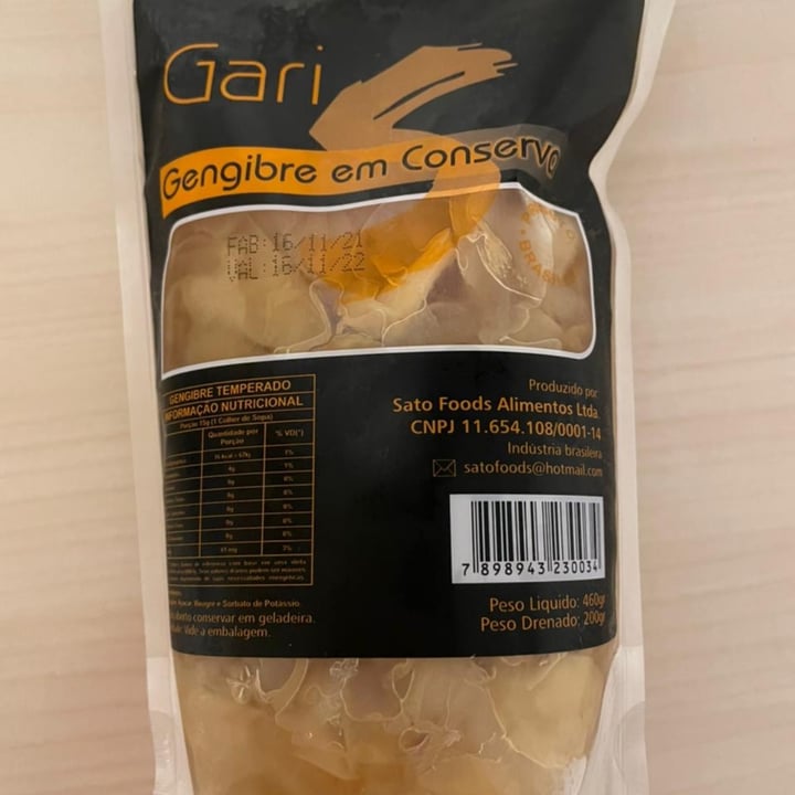 photo of Gari Gengibre em conserva shared by @rajahanna on  02 Jun 2022 - review