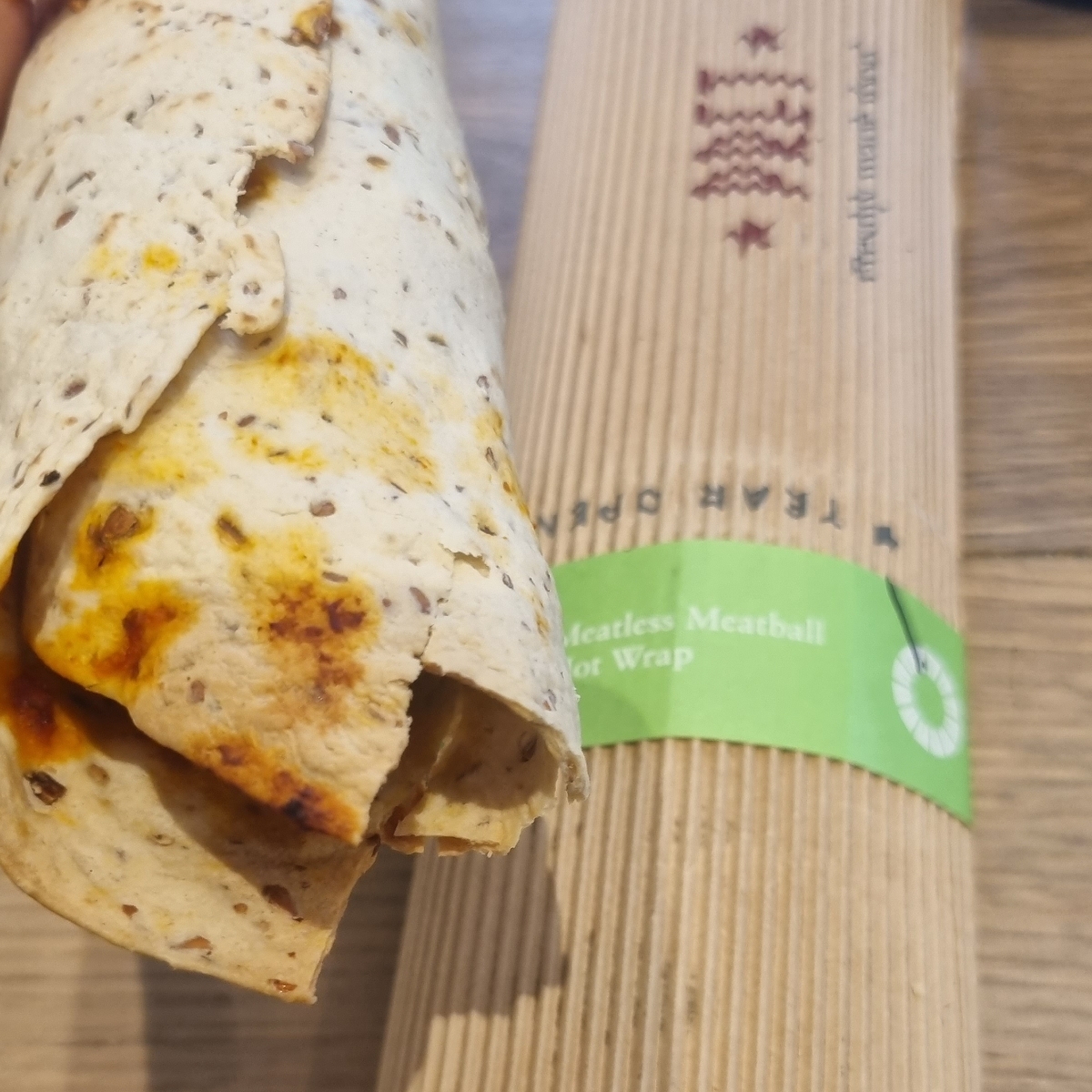Pret A Manger Meatless meatball hot wrap Reviews abillion
