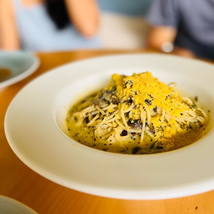 photo of Real Food Mushroom Soy Carbonara shared by @consciouscookieee on  04 Jul 2022 - review