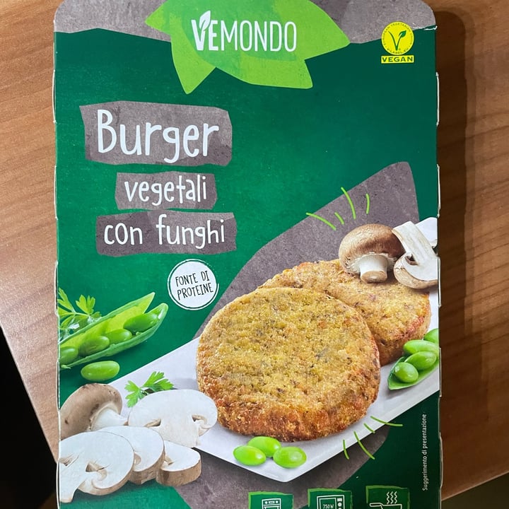 photo of Vemondo Burger Vegetali con Funghi shared by @lauraluce on  25 Mar 2022 - review