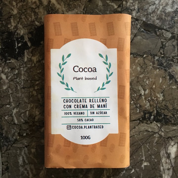 photo of Cocoa Plant Based Chocolate relleno de mani shared by @maryoca on  24 Jun 2021 - review