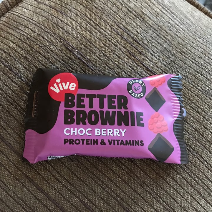 photo of Vive Better Brownie Choc Berry shared by @coolveganbits on  23 Jan 2021 - review
