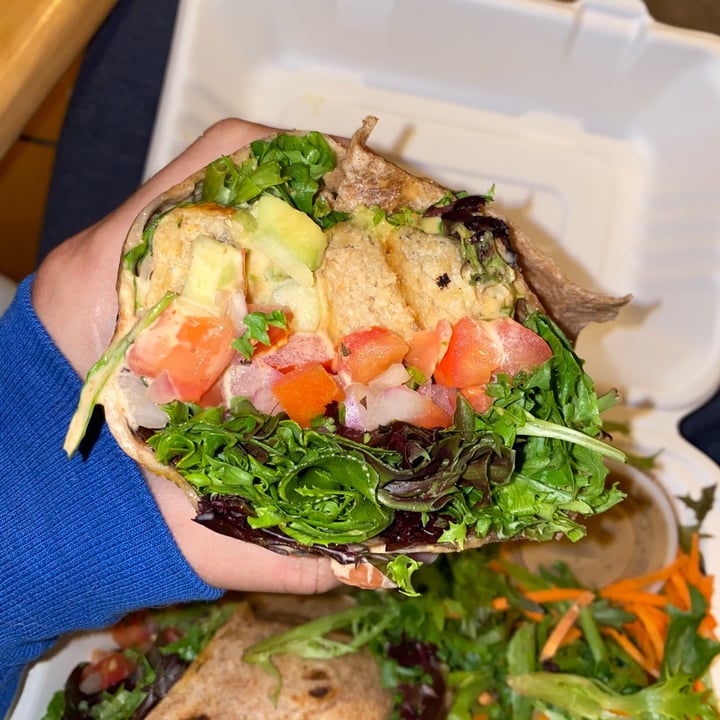 review photo of Native Foods Cafe Twister Wrap shared by @veganrecipesandvibes on 14 Nov 2020 - review