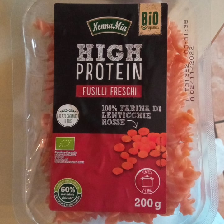 review photo of Nonna mia Fusilli freschi di lenticchie rosse shared by @giowrgia on 16 Sep 2022 - review