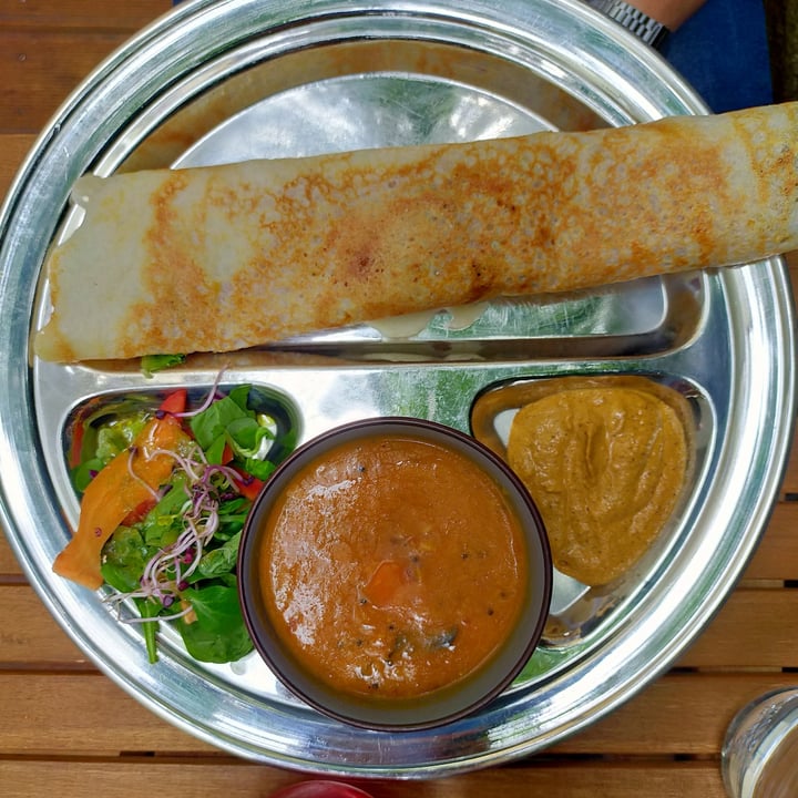 photo of Dosa Dosa bistro Aloo masala dosa + sambar shared by @tiz92 on  20 Aug 2022 - review