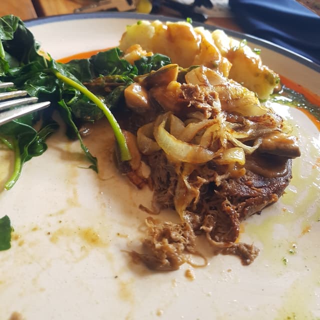 Foto do prato “Vegan steak”