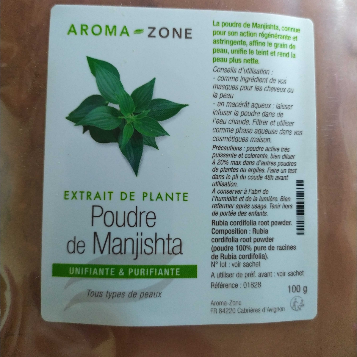 AromaZone Poudre De Manjishta Reviews abillion