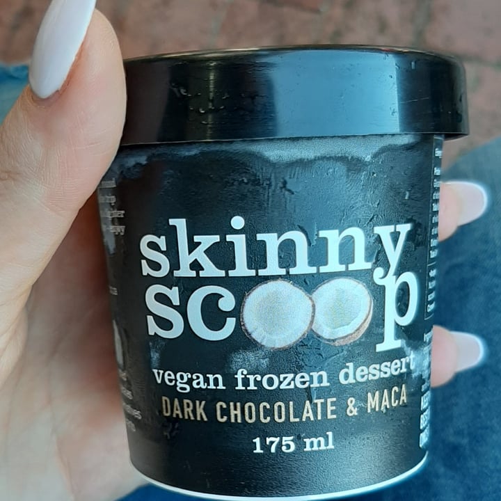 photo of Skinny Scoop Dark Chocolate & Maca Vegan Frozen Dessert shared by @shanikoen on  04 Oct 2020 - review