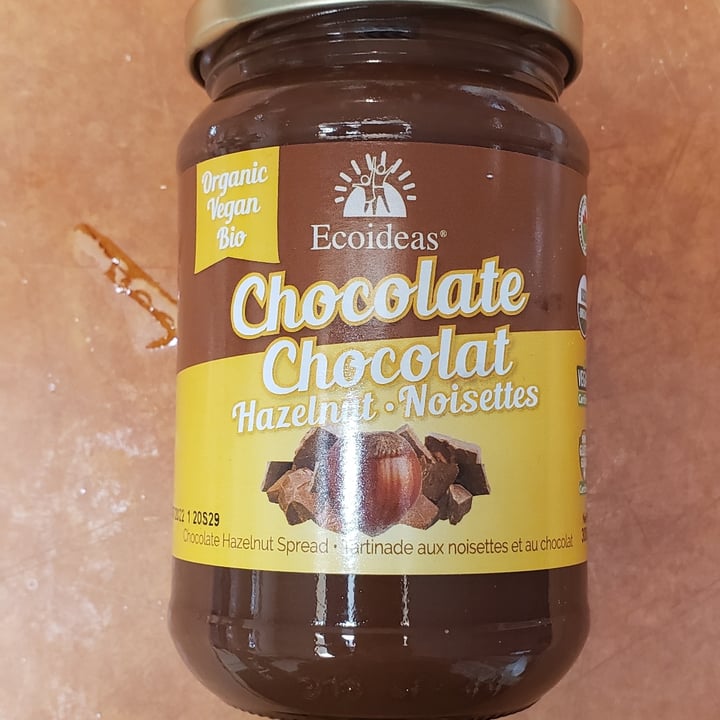 photo of Ecoideas Chocolate Hazelnut Spread shared by @goodkarmavegan on  12 Feb 2021 - review