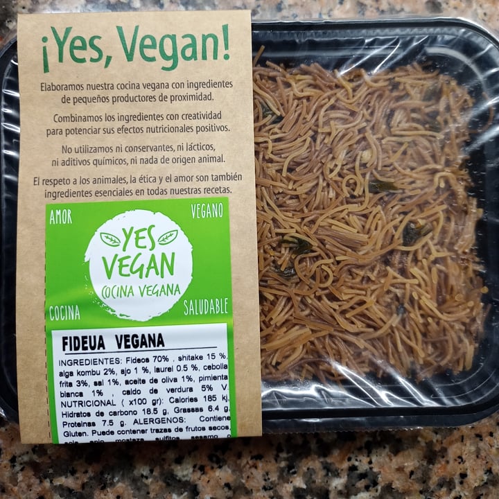 photo of Yes Vegan Fideuá Vegana shared by @mlyse00 on  13 Apr 2022 - review
