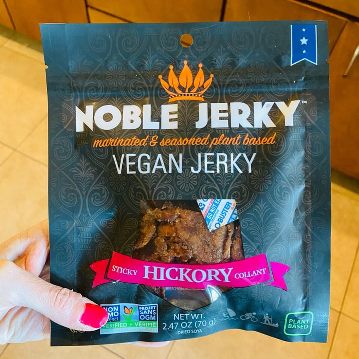 photo of Noble Jerky Vegan Jerky Sticky Hickory shared by @beckyyy on  22 Nov 2022 - review