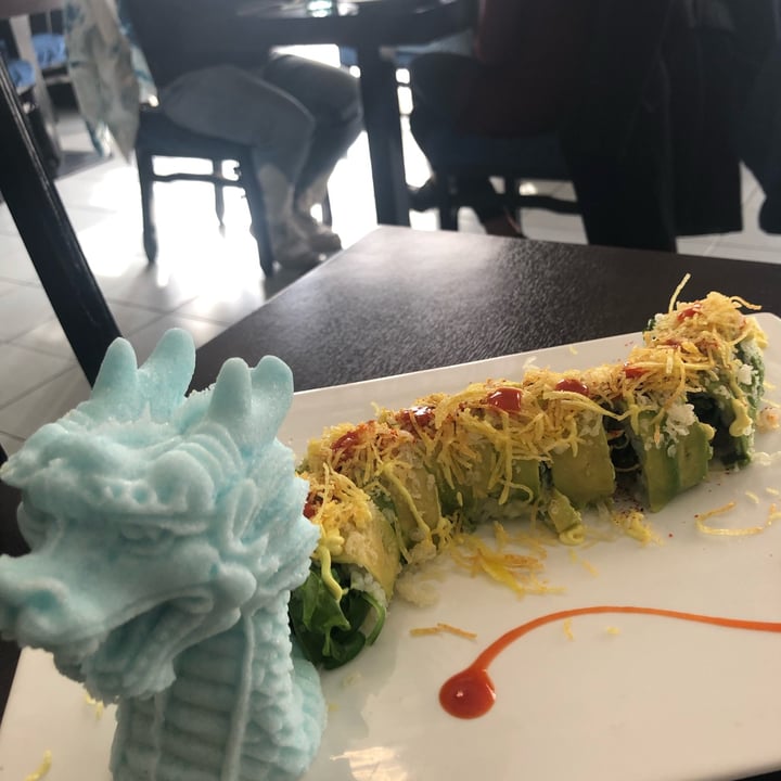photo of Asia Fusion Sushi Dragon fire Vegan roll shared by @lucid on  20 Mar 2022 - review