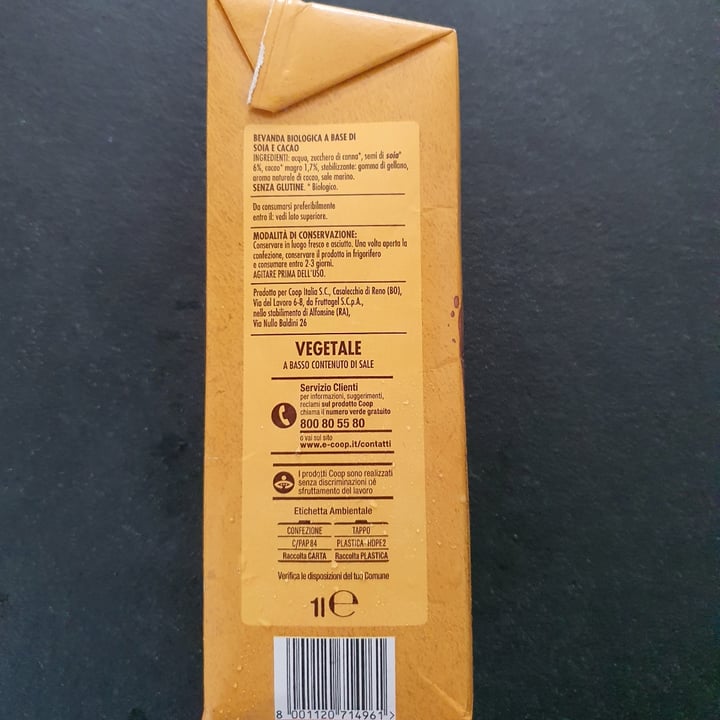 review photo of Bene.Si coop bevanda soia al cacao shared by @valealegreg on 23 Oct 2022 - review