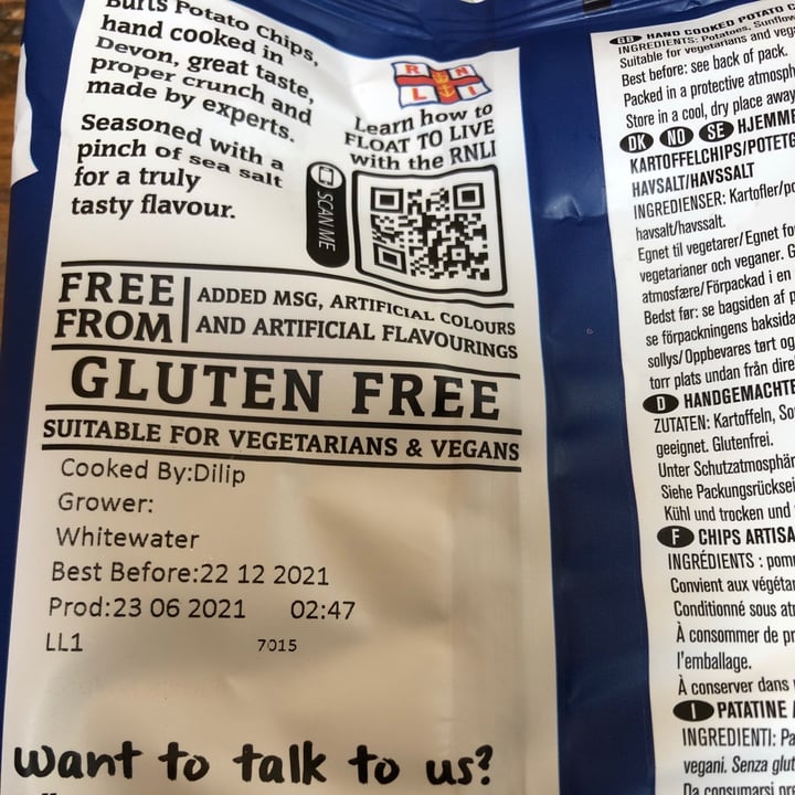 review photo of Burts Sea Salt Crisps shared by @jasonb01 on 07 Aug 2021 - review