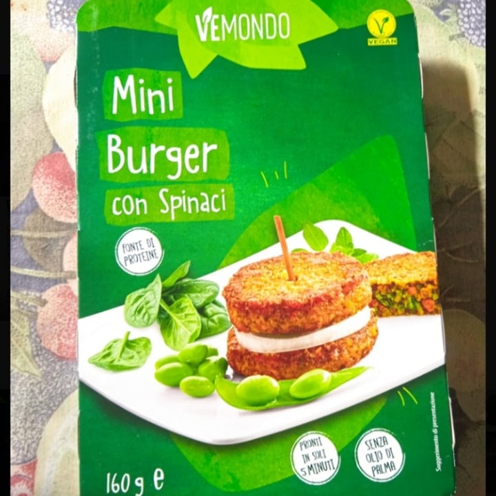 review photo of Vemondo Mini burger con spinaci shared by @juliaraffellini on 29 Sep 2022 - review