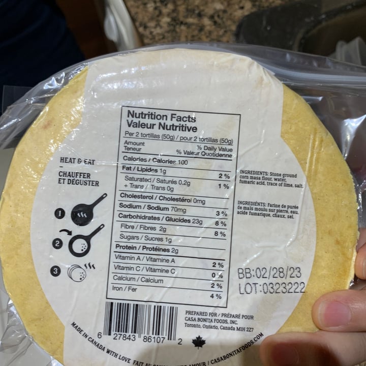review photo of Casa bonita Soft corn tortillas shared by @kajun23 on 29 Nov 2022 - review
