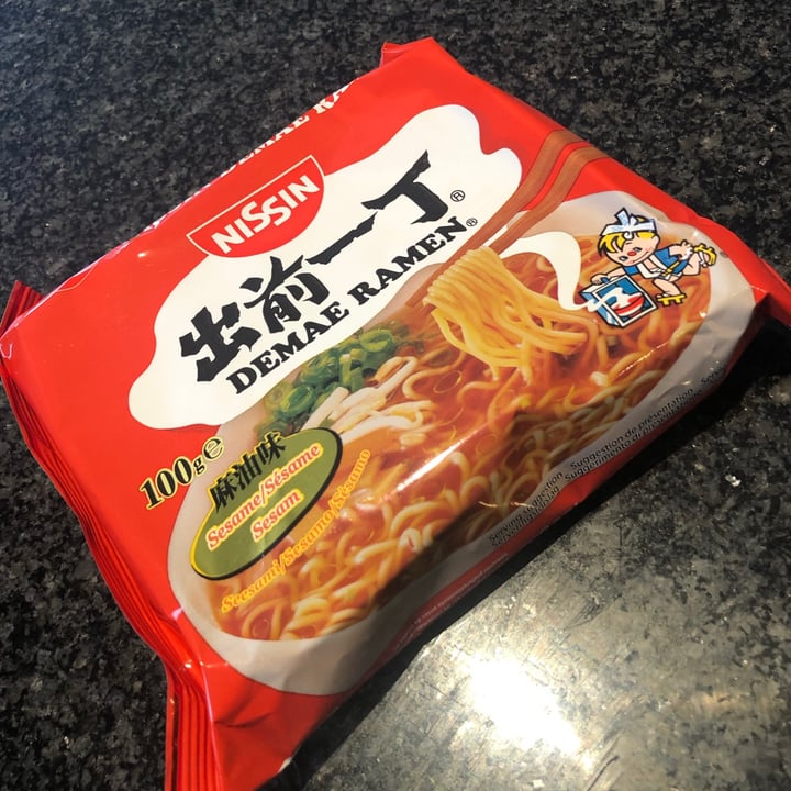 photo of Nissin Demae Ramen shared by @trdoesvegan on  20 Feb 2021 - review