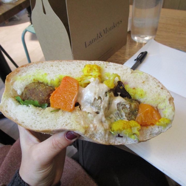 photo of Land&Monkeys Sandwich Falafel shared by @coraleeats on  14 Jan 2023 - review