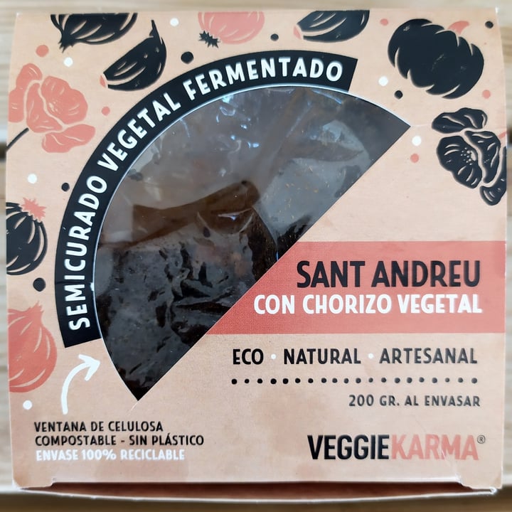 photo of Veggie Karma Sant Andreu con chorizo vegetal shared by @domineire on  18 Mar 2022 - review