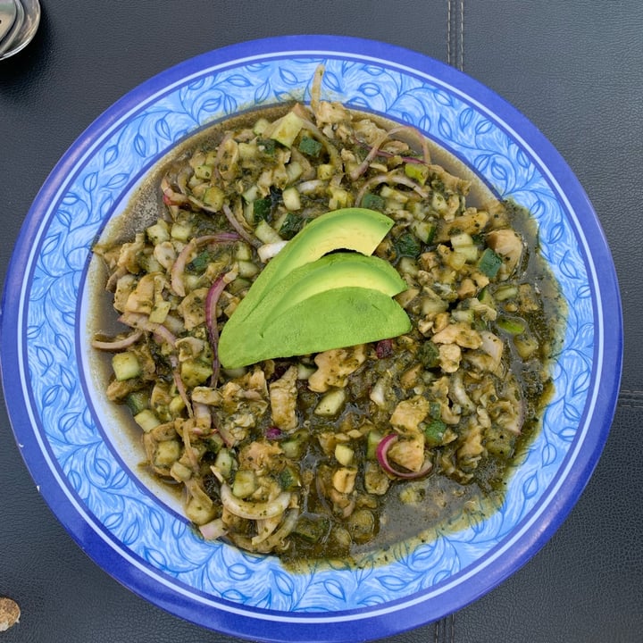 review photo of Aguachiles Veg Aguachile de setas verde shared by @scarlettvegana on 11 May 2022 - review